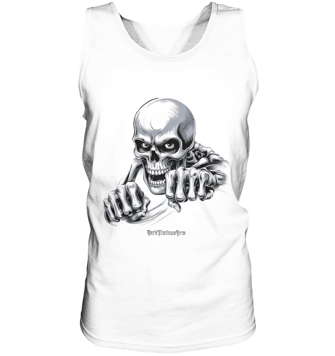 THE GRIP OF DEATH – Mystisches Schädel - Design mit intensiver Symbolik - Relaxed Tank Top | Tank - Tops | Dark Shadows Arts