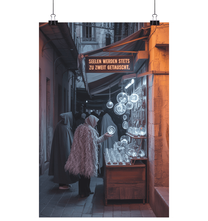The Merchant of Souls - Der düstere Handel mit gefangenen Schicksalen - Poster Din A1 (hoch) | Wall Art | Dark Shadows Arts