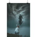 The mirror demon of blackwater lake - Das dunkle Spiegelbild der verlorenen Seele . - Poster Din A1 (hoch) | Wall Art | Dark Shadows Arts