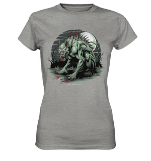 The Mythical Chupacabra with Glowing Red Eyes Horror und Gothic - Ladies Premium Shirt | Lady - Shirts | Dark Shadows Arts
