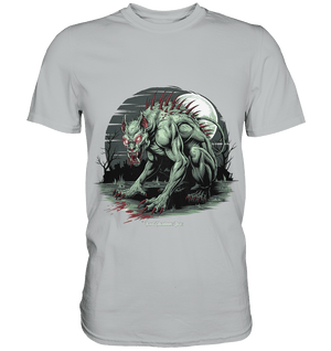 The Mythical Chupacabra with Glowing Red Eyes Horror und Gothic - Premium Shirt | Unisex - Shirts | Dark Shadows Arts
