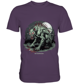 The Mythical Chupacabra with Glowing Red Eyes Horror und Gothic - Premium Shirt | Unisex - Shirts | Dark Shadows Arts