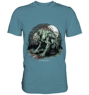 The Mythical Chupacabra with Glowing Red Eyes Horror und Gothic - Premium Shirt | Unisex - Shirts | Dark Shadows Arts