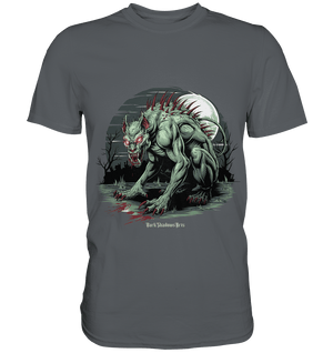 The Mythical Chupacabra with Glowing Red Eyes Horror und Gothic - Premium Shirt | Unisex - Shirts | Dark Shadows Arts