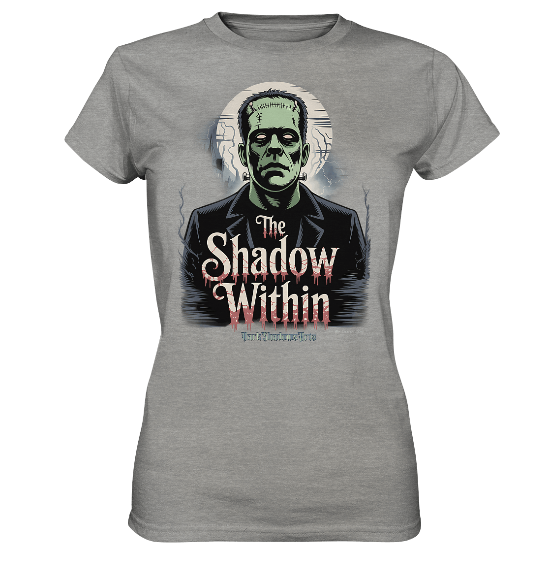 The Shadow Within – Frankenstein trifft düstere Gothic - Horror - Ästhetik - Ladies Premium Shirt | Lady - Shirts | Dark Shadows Arts