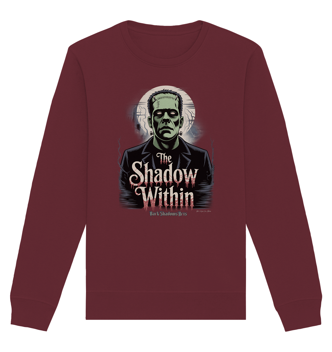 The Shadow Within – Frankenstein trifft düstere Gothic - Horror - Ästhetik - Organic Basic Unisex Sweatshirt | Sweatshirts | Dark Shadows Arts