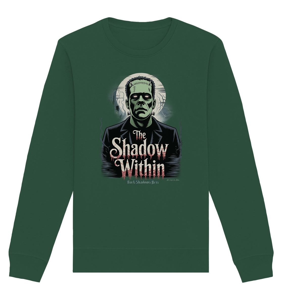 The Shadow Within – Frankenstein trifft düstere Gothic - Horror - Ästhetik - Organic Basic Unisex Sweatshirt | Sweatshirts | Dark Shadows Arts