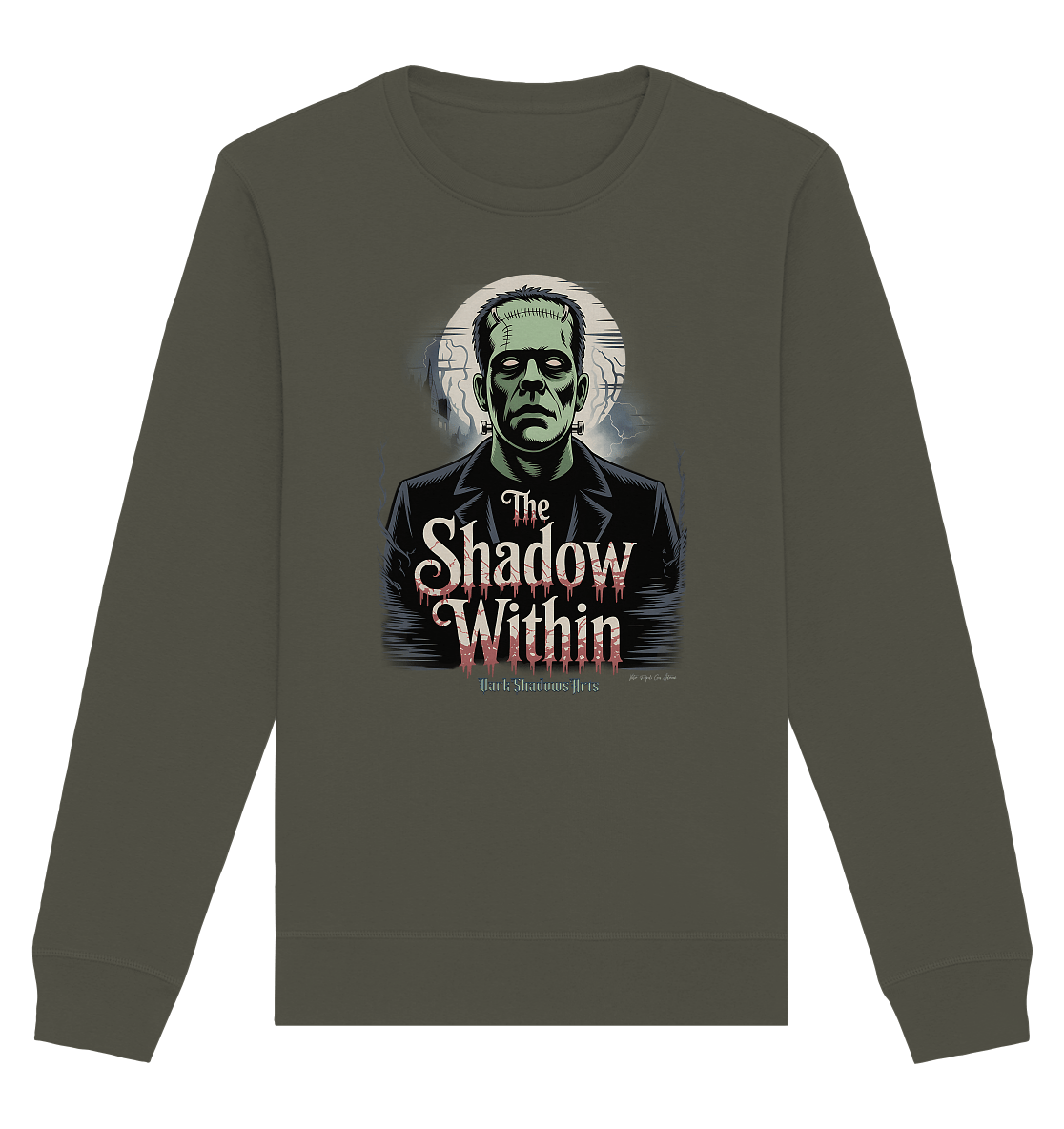 The Shadow Within – Frankenstein trifft düstere Gothic - Horror - Ästhetik - Organic Basic Unisex Sweatshirt | Sweatshirts | Dark Shadows Arts