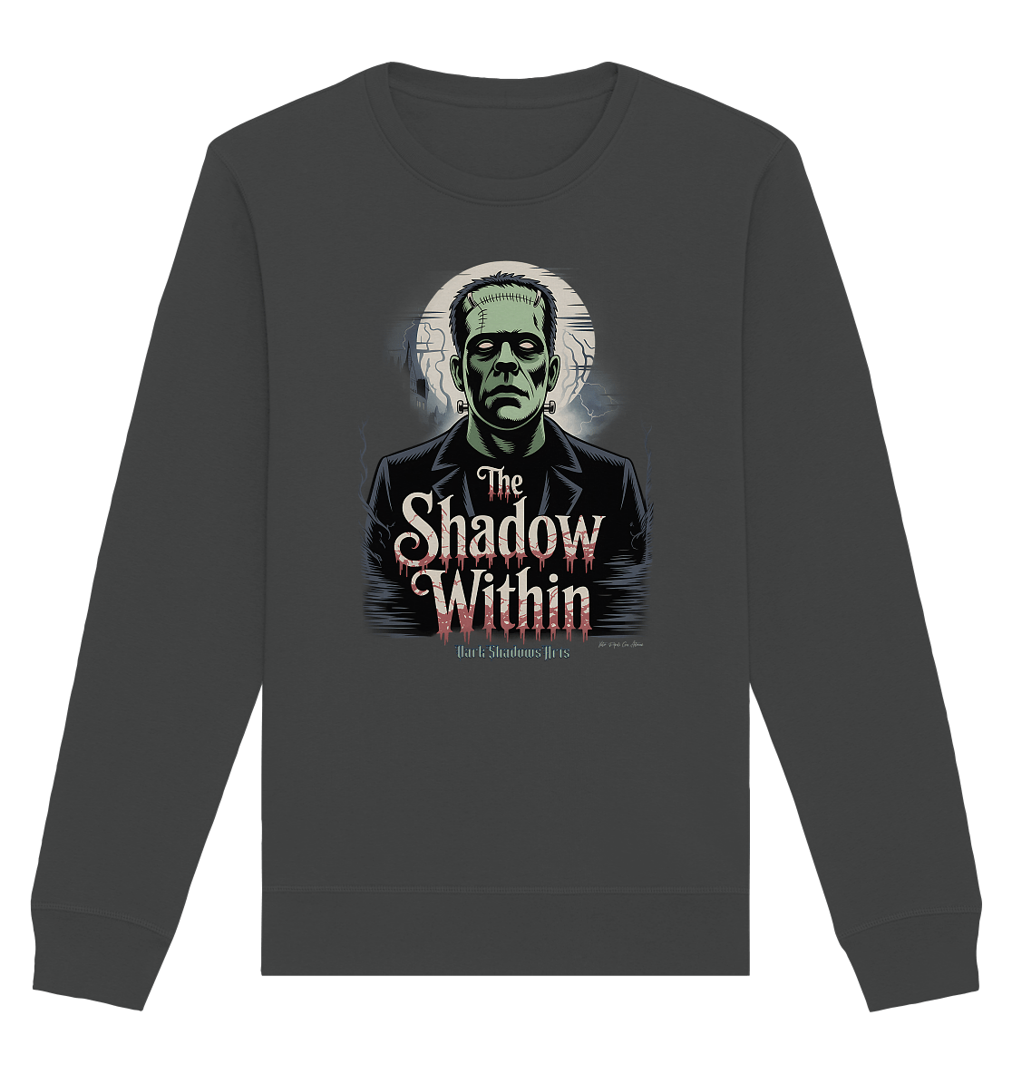 The Shadow Within – Frankenstein trifft düstere Gothic - Horror - Ästhetik - Organic Basic Unisex Sweatshirt | Sweatshirts | Dark Shadows Arts
