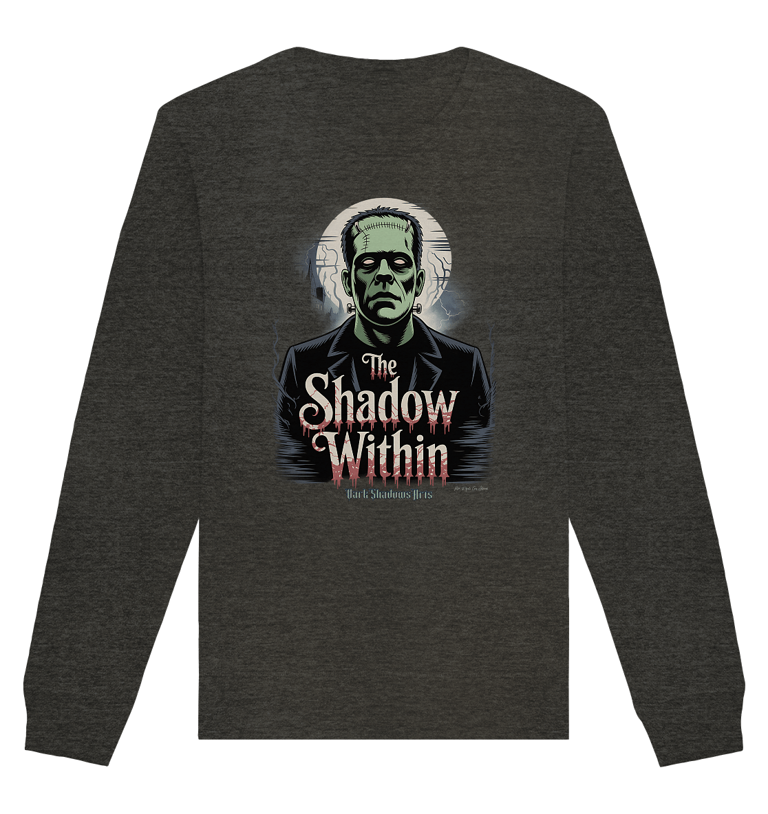 The Shadow Within – Frankenstein trifft düstere Gothic - Horror - Ästhetik - Organic Basic Unisex Sweatshirt | Sweatshirts | Dark Shadows Arts