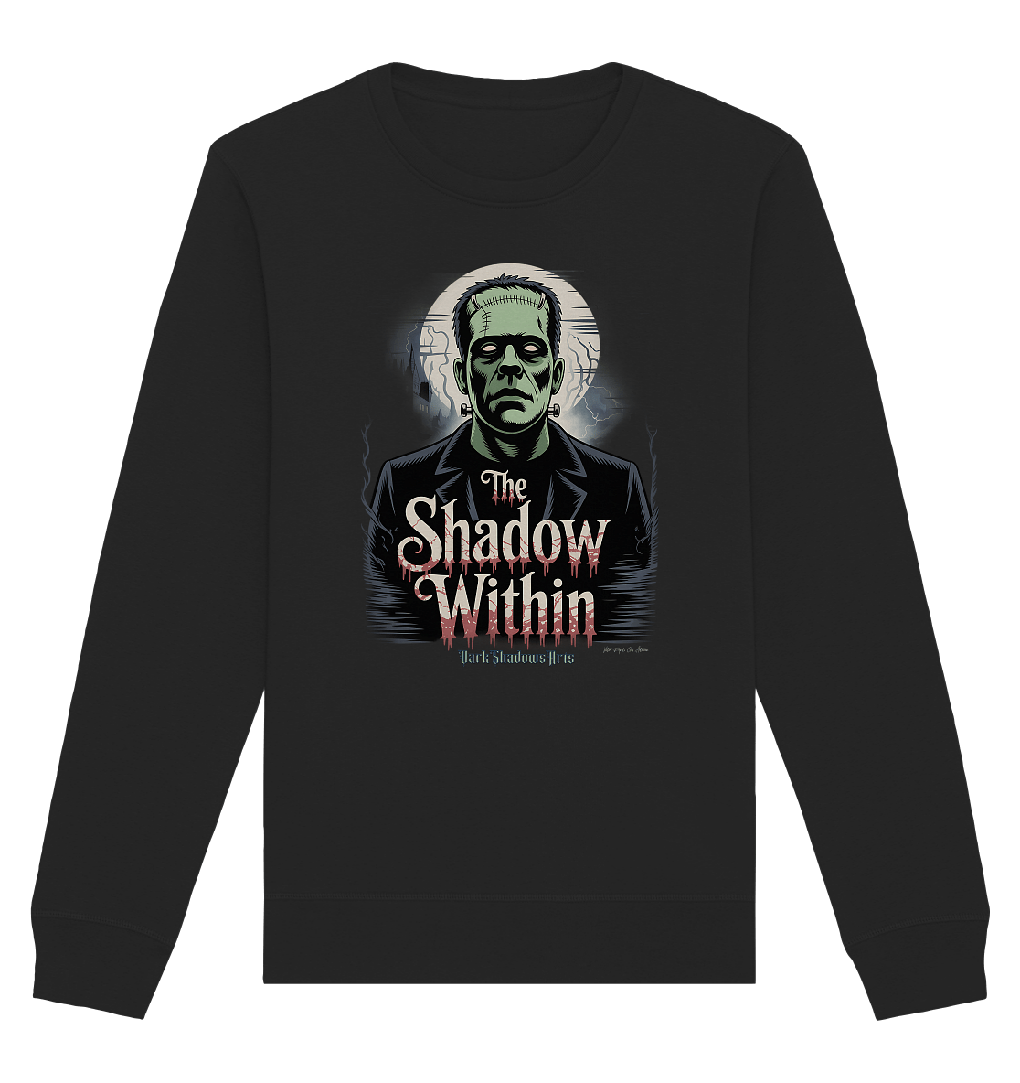 The Shadow Within – Frankenstein trifft düstere Gothic - Horror - Ästhetik - Organic Basic Unisex Sweatshirt | Sweatshirts | Dark Shadows Arts