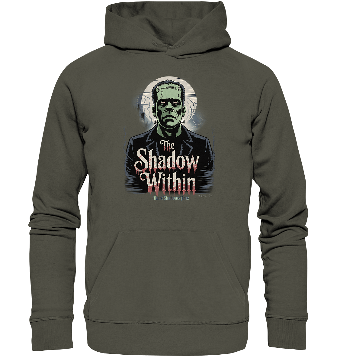 The Shadow Within – Frankenstein trifft düstere Gothic - Horror - Ästhetik - Organic Hoodie | Hoodies | Dark Shadows Arts