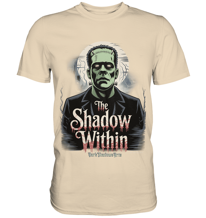 The Shadow Within – Frankenstein trifft düstere Gothic - Horror - Ästhetik - Premium Shirt | Unisex - Shirts | Dark Shadows Arts