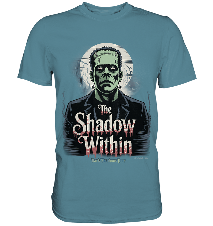 The Shadow Within – Frankenstein trifft düstere Gothic - Horror - Ästhetik - Premium Shirt | Unisex - Shirts | Dark Shadows Arts