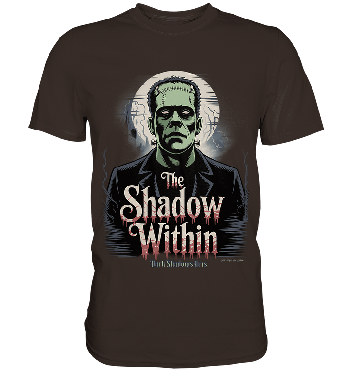The Shadow Within – Frankenstein trifft düstere Gothic - Horror - Ästhetik - Premium Shirt | Unisex - Shirts | Dark Shadows Arts
