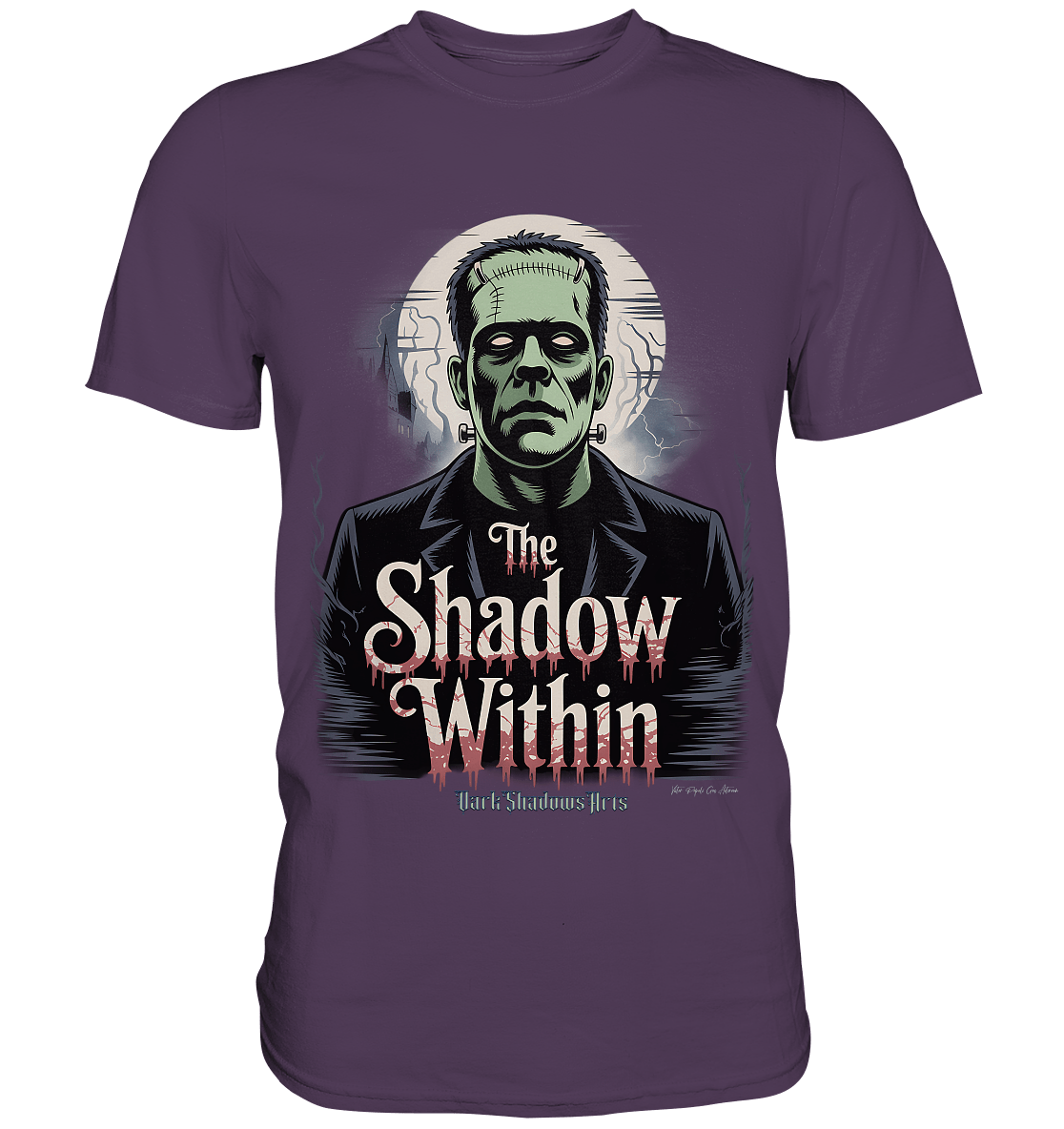 The Shadow Within – Frankenstein trifft düstere Gothic - Horror - Ästhetik - Premium Shirt | Unisex - Shirts | Dark Shadows Arts
