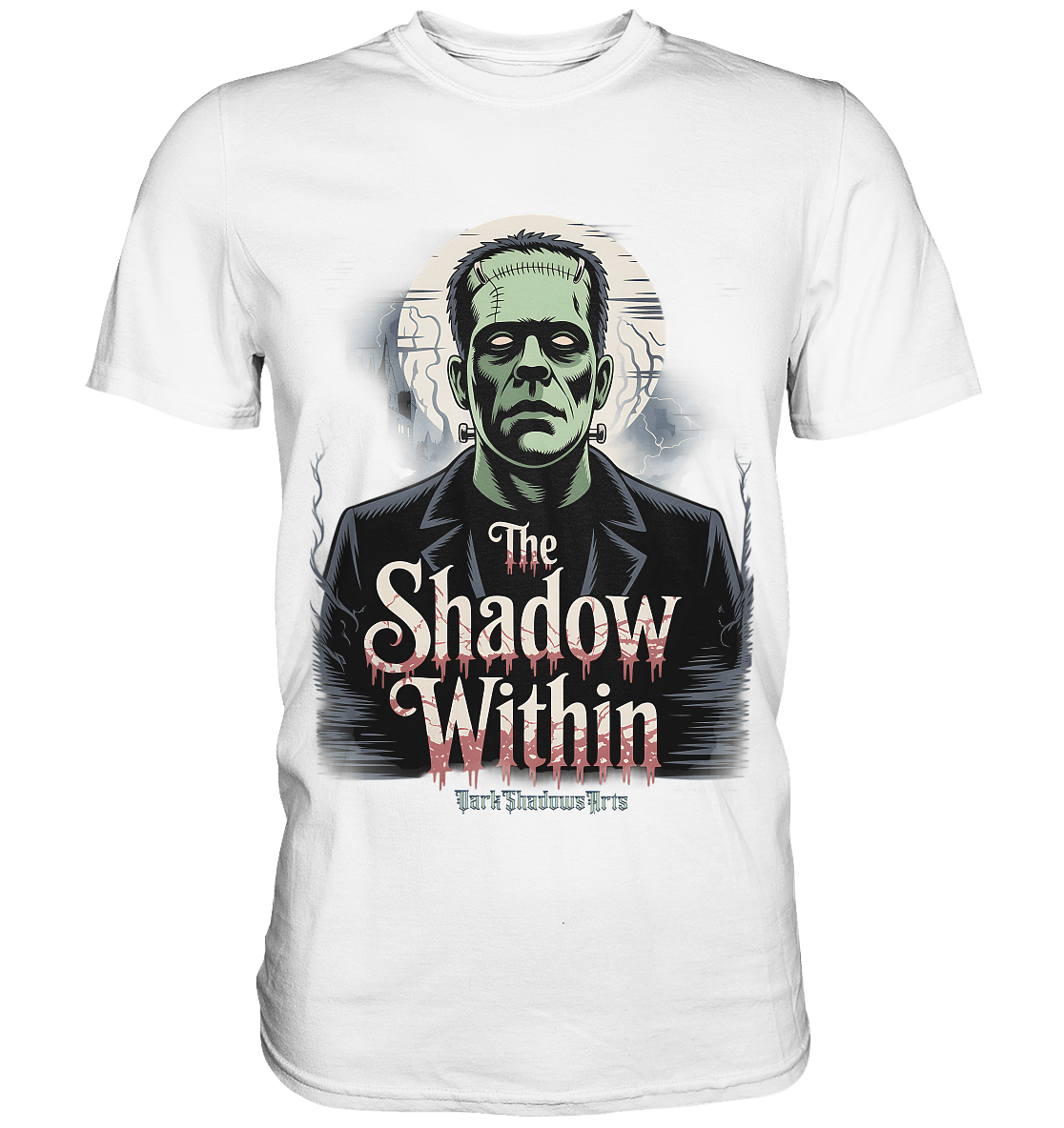 The Shadow Within – Frankenstein trifft düstere Gothic - Horror - Ästhetik - Premium Shirt | Unisex - Shirts | Dark Shadows Arts