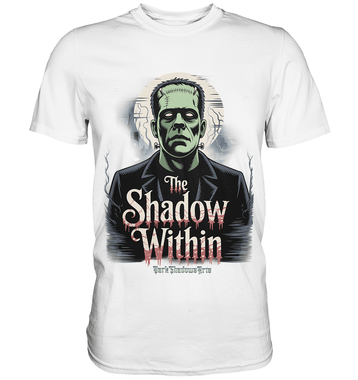 The Shadow Within – Frankenstein trifft düstere Gothic - Horror - Ästhetik - Premium Shirt | Unisex - Shirts | Dark Shadows Arts