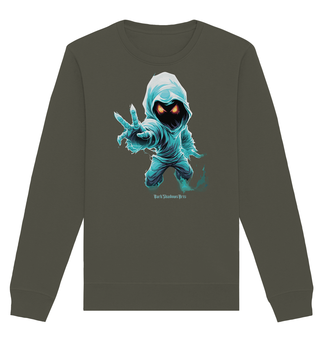 The Watcher – Der Wächter zwischen Licht und Dunkelheit - Organic Basic Unisex Sweatshirt | Sweatshirts | Dark Shadows Arts
