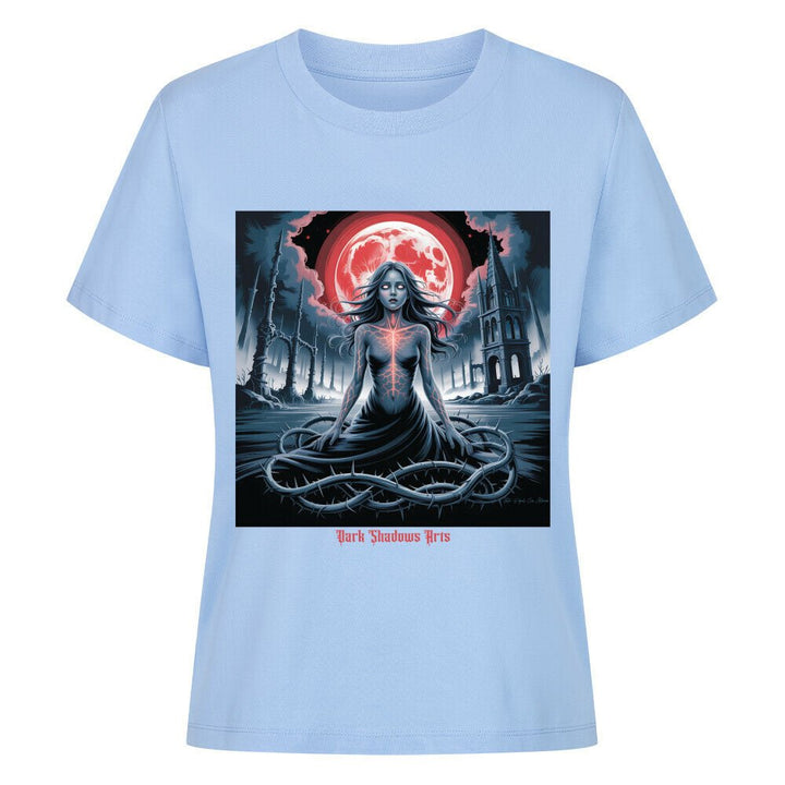 Thorns of the Red Moon – Siegel der Schattenseele - Premium Organic Shirt Women | T-Shirt | Dark Shadows Arts