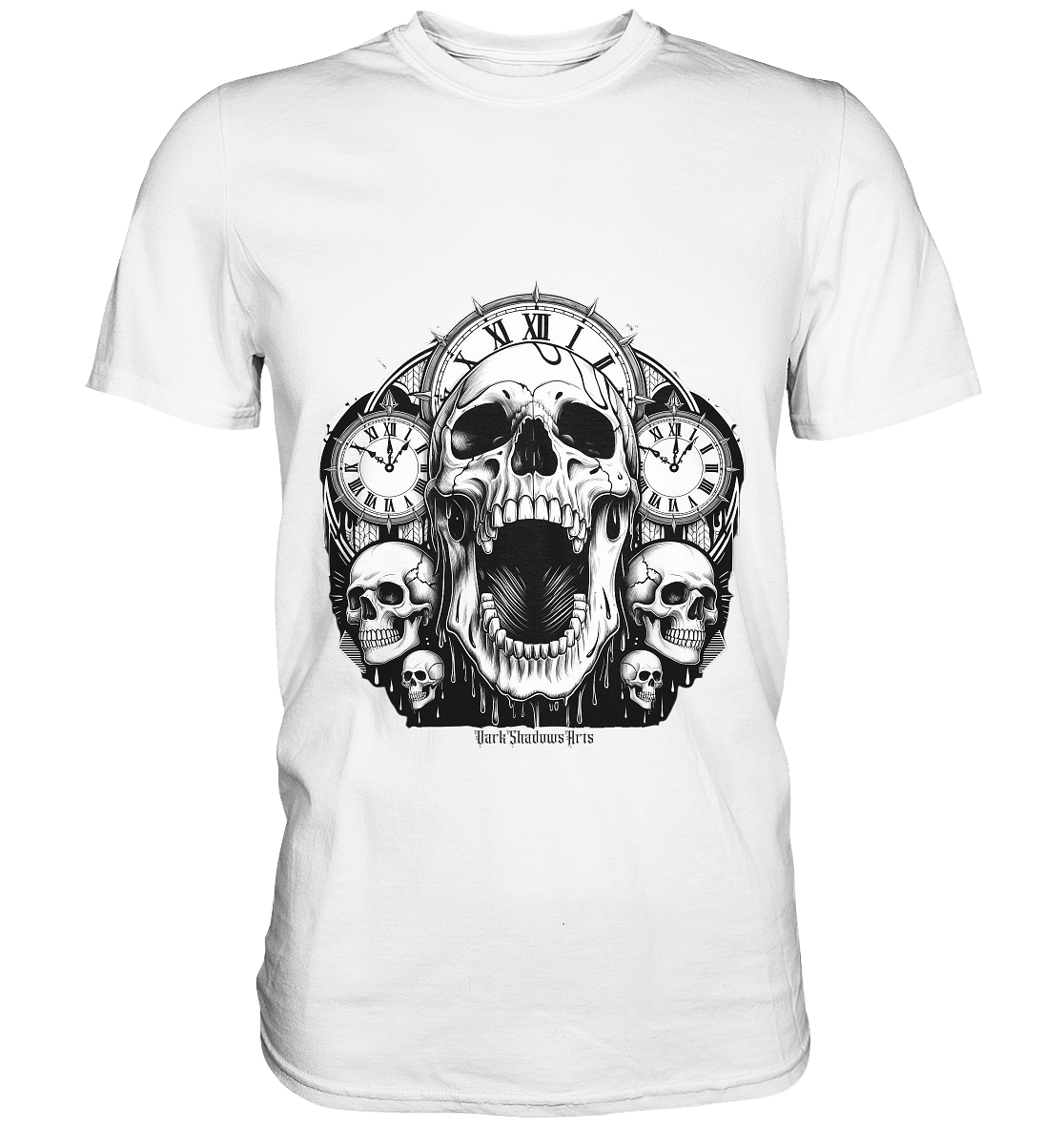 Uhren des Untergangs - Premium Shirt | Unisex - Shirts | Dark Shadows Arts