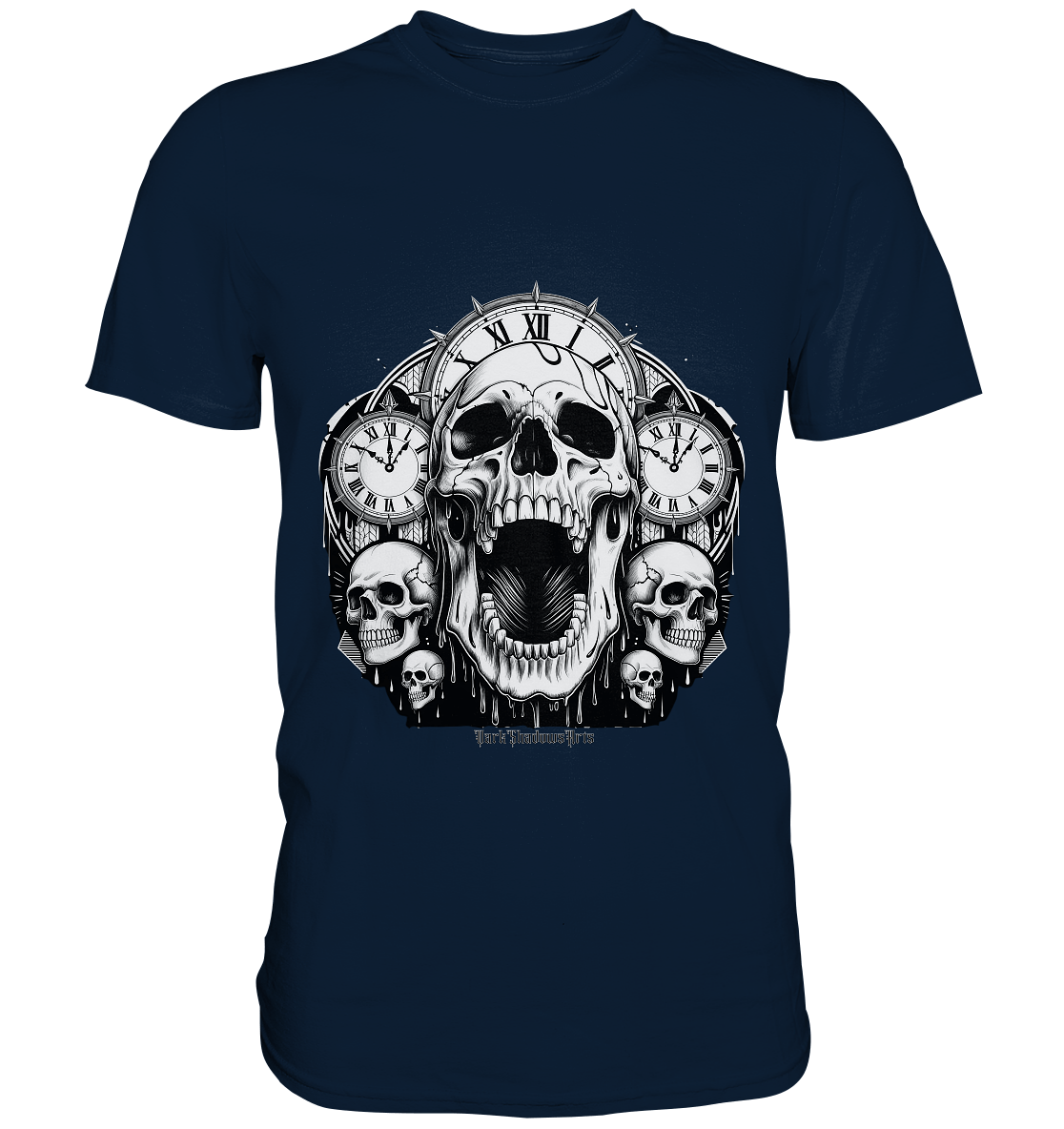 Uhren des Untergangs - Premium Shirt | Unisex - Shirts | Dark Shadows Arts