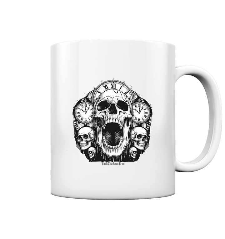 Uhren des Untergangs - Tasse glossy | Trinkgefäße | Dark Shadows Arts