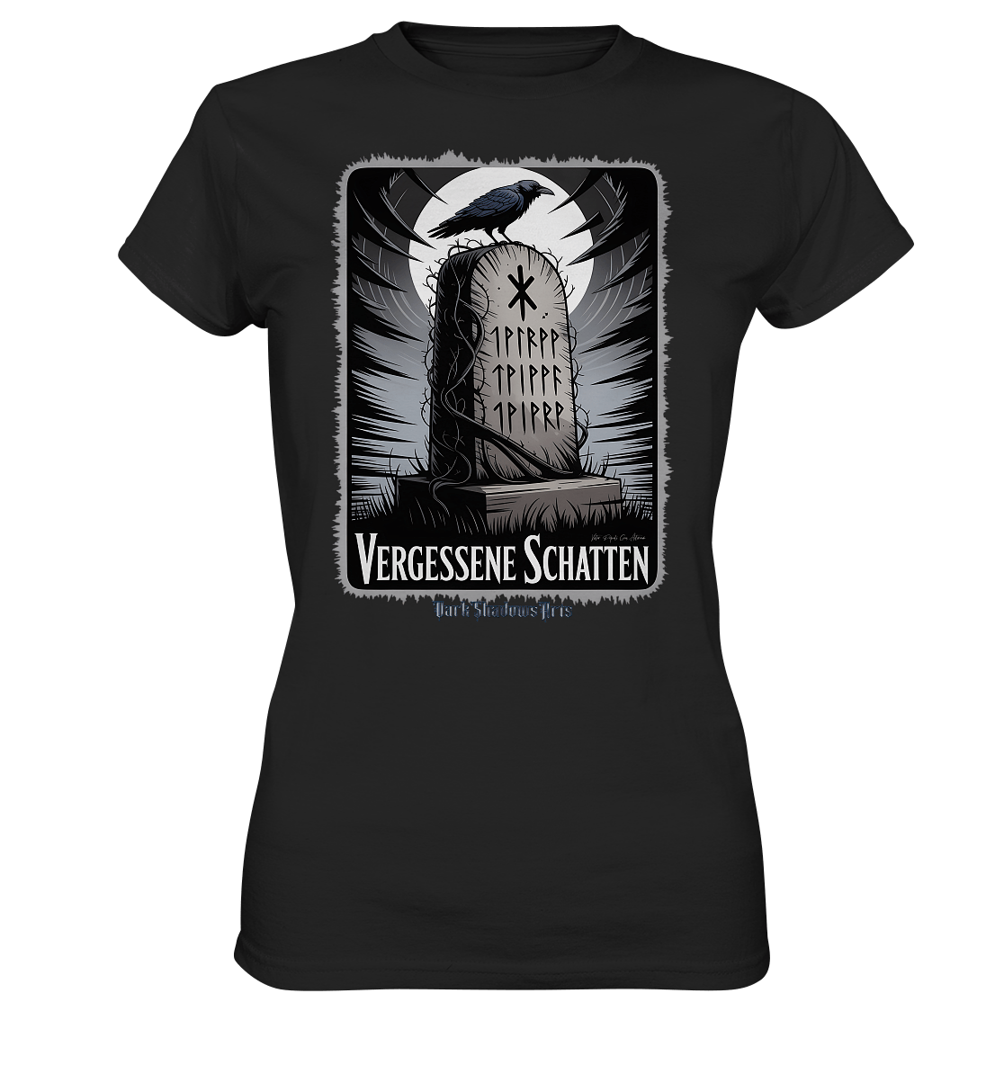 Vergessene Schatten - Düstere Symbolic und verlorene Legenden - Ladies Premium Shirt | Lady - Shirts | Dark Shadows Arts