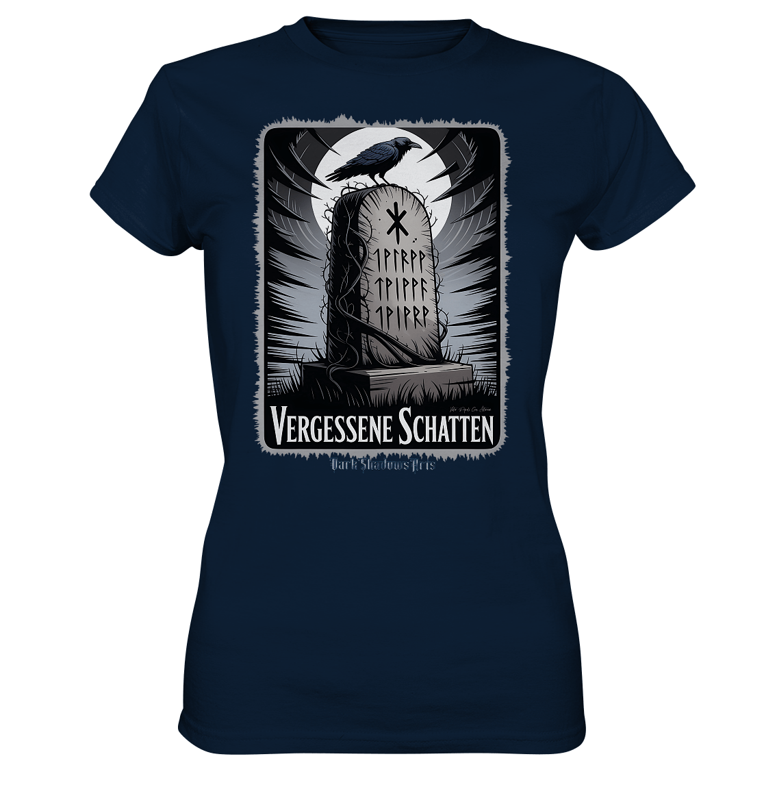 Vergessene Schatten - Düstere Symbolic und verlorene Legenden - Ladies Premium Shirt | Lady - Shirts | Dark Shadows Arts