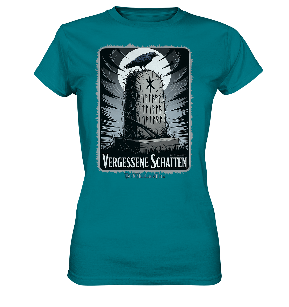 Vergessene Schatten - Düstere Symbolic und verlorene Legenden - Ladies Premium Shirt | Lady - Shirts | Dark Shadows Arts