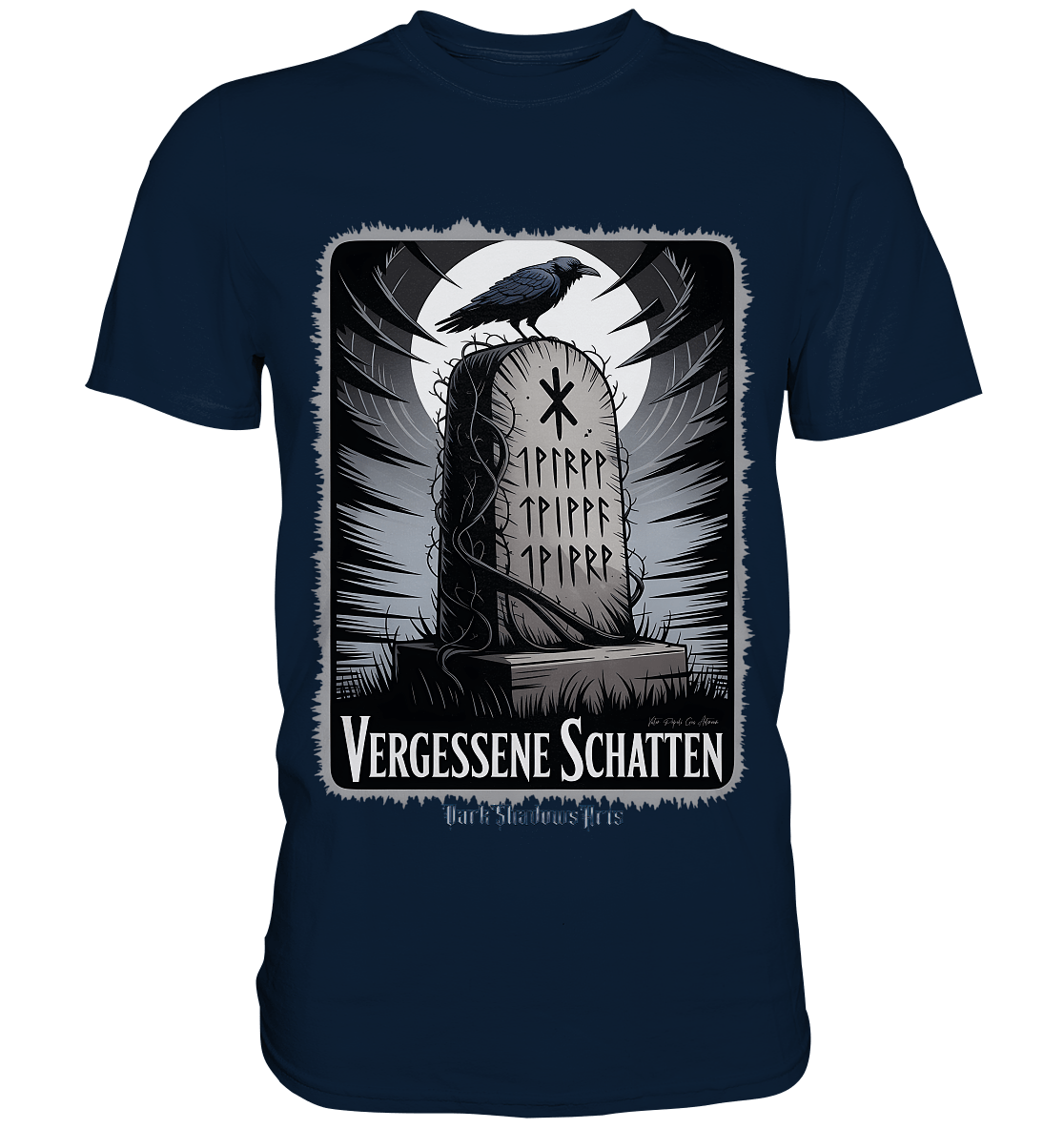 Vergessene Schatten - Düstere Symbolic und verlorene Legenden - Premium Shirt | Unisex - Shirts | Dark Shadows Arts