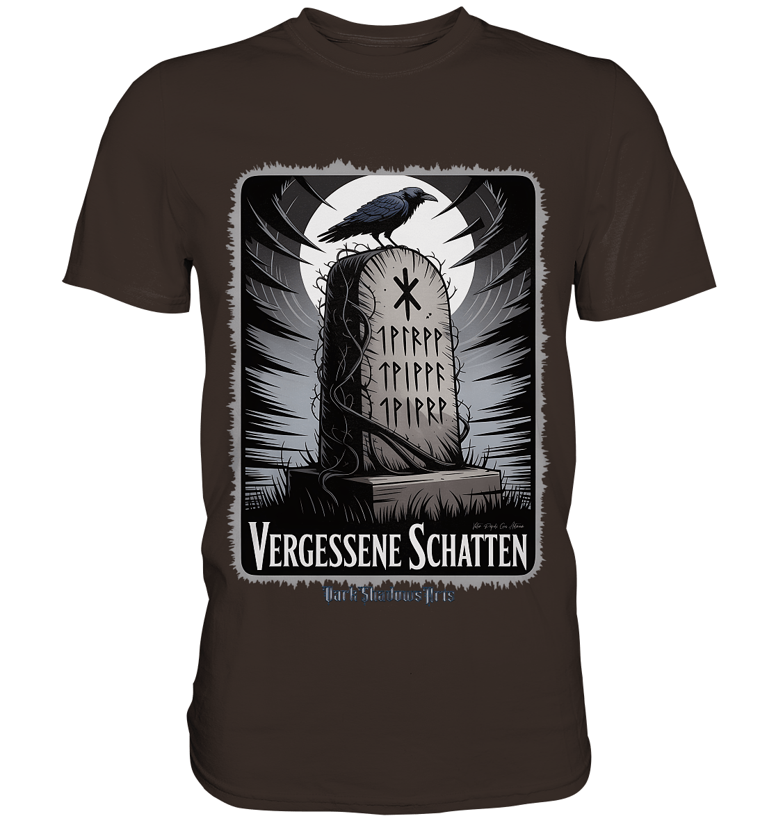 Vergessene Schatten - Düstere Symbolic und verlorene Legenden - Premium Shirt | Unisex - Shirts | Dark Shadows Arts