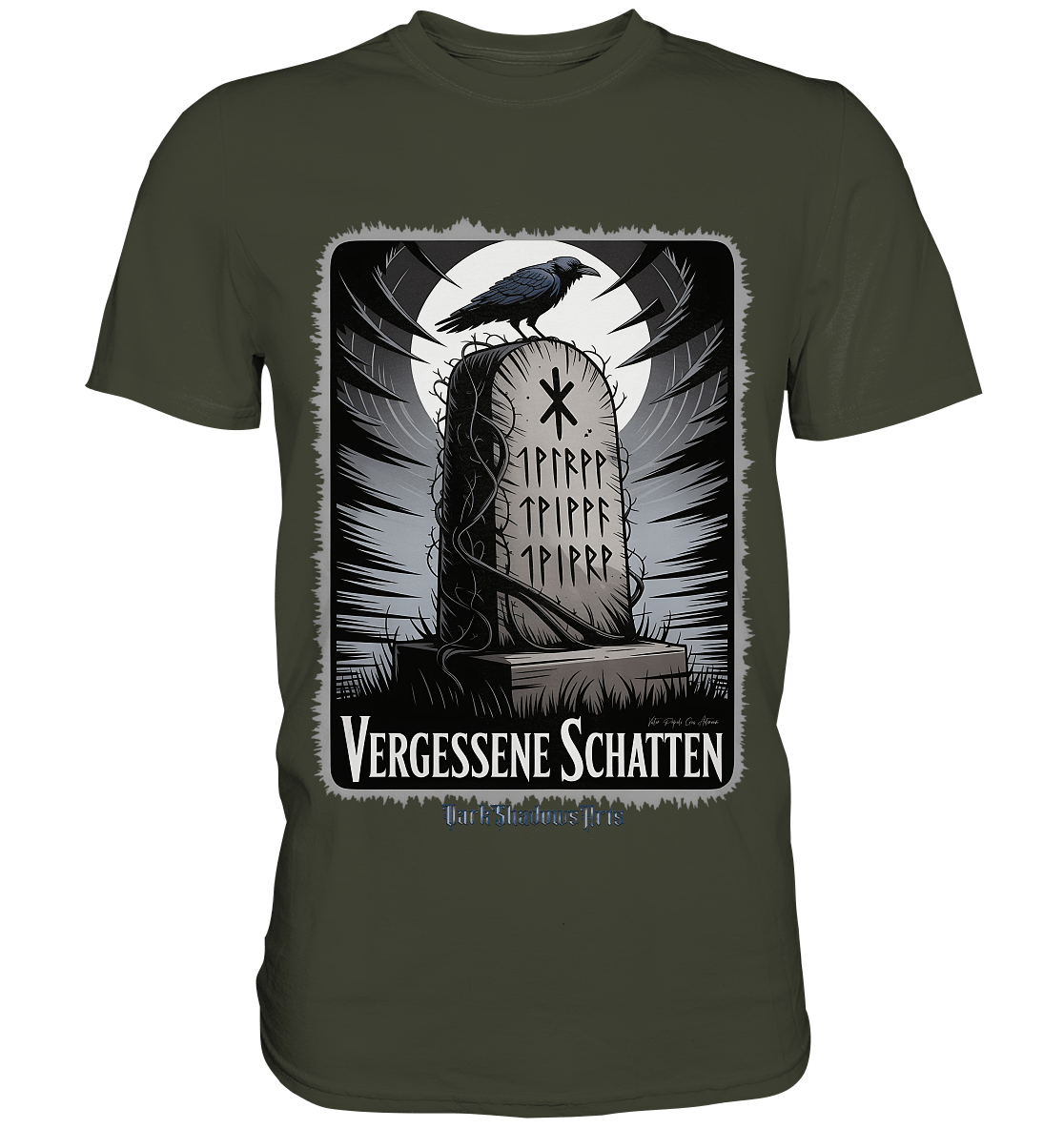 Vergessene Schatten - Düstere Symbolic und verlorene Legenden - Premium Shirt | Unisex - Shirts | Dark Shadows Arts