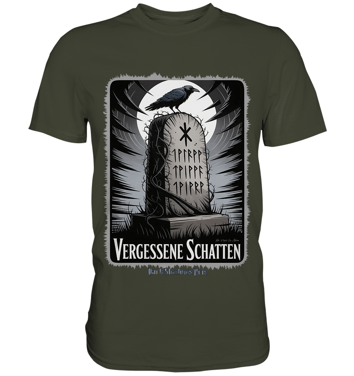 Vergessene Schatten - Düstere Symbolic und verlorene Legenden - Premium Shirt | Unisex - Shirts | Dark Shadows Arts