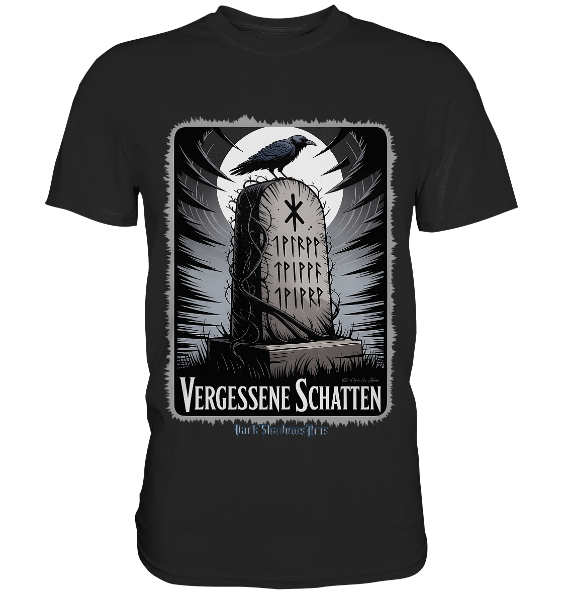Vergessene Schatten - Düstere Symbolic und verlorene Legenden - Premium Shirt | Unisex - Shirts | Dark Shadows Arts