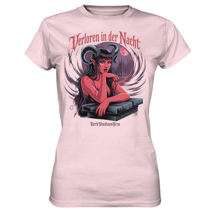 Verloren in der Nacht – Die dunkle Schönheit der Finsternis - Ladies Premium Shirt | Lady - Shirts | Dark Shadows Arts