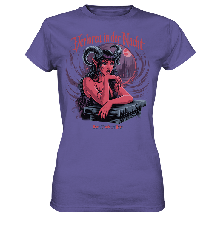 Verloren in der Nacht – Die dunkle Schönheit der Finsternis - Ladies Premium Shirt | Lady - Shirts | Dark Shadows Arts
