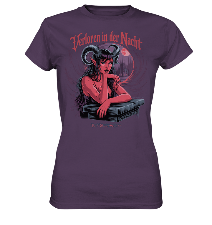 Verloren in der Nacht – Die dunkle Schönheit der Finsternis - Ladies Premium Shirt | Lady - Shirts | Dark Shadows Arts