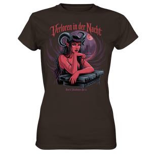 Verloren in der Nacht – Die dunkle Schönheit der Finsternis - Ladies Premium Shirt | Lady - Shirts | Dark Shadows Arts