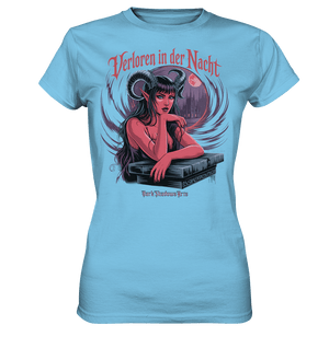 Verloren in der Nacht – Die dunkle Schönheit der Finsternis - Ladies Premium Shirt | Lady - Shirts | Dark Shadows Arts