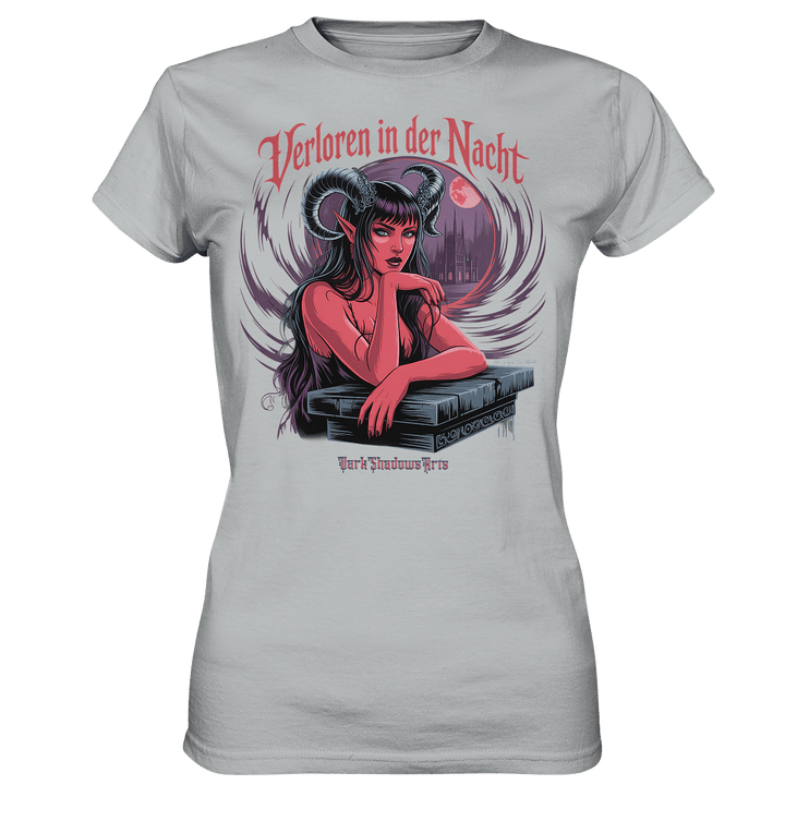 Verloren in der Nacht – Die dunkle Schönheit der Finsternis - Ladies Premium Shirt | Lady - Shirts | Dark Shadows Arts
