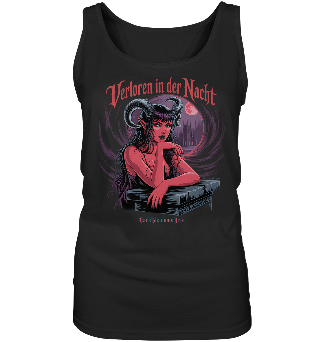 Verloren in der Nacht – Die dunkle Schönheit der Finsternis - Ladies Tank - Top | Tank - Tops | Dark Shadows Arts