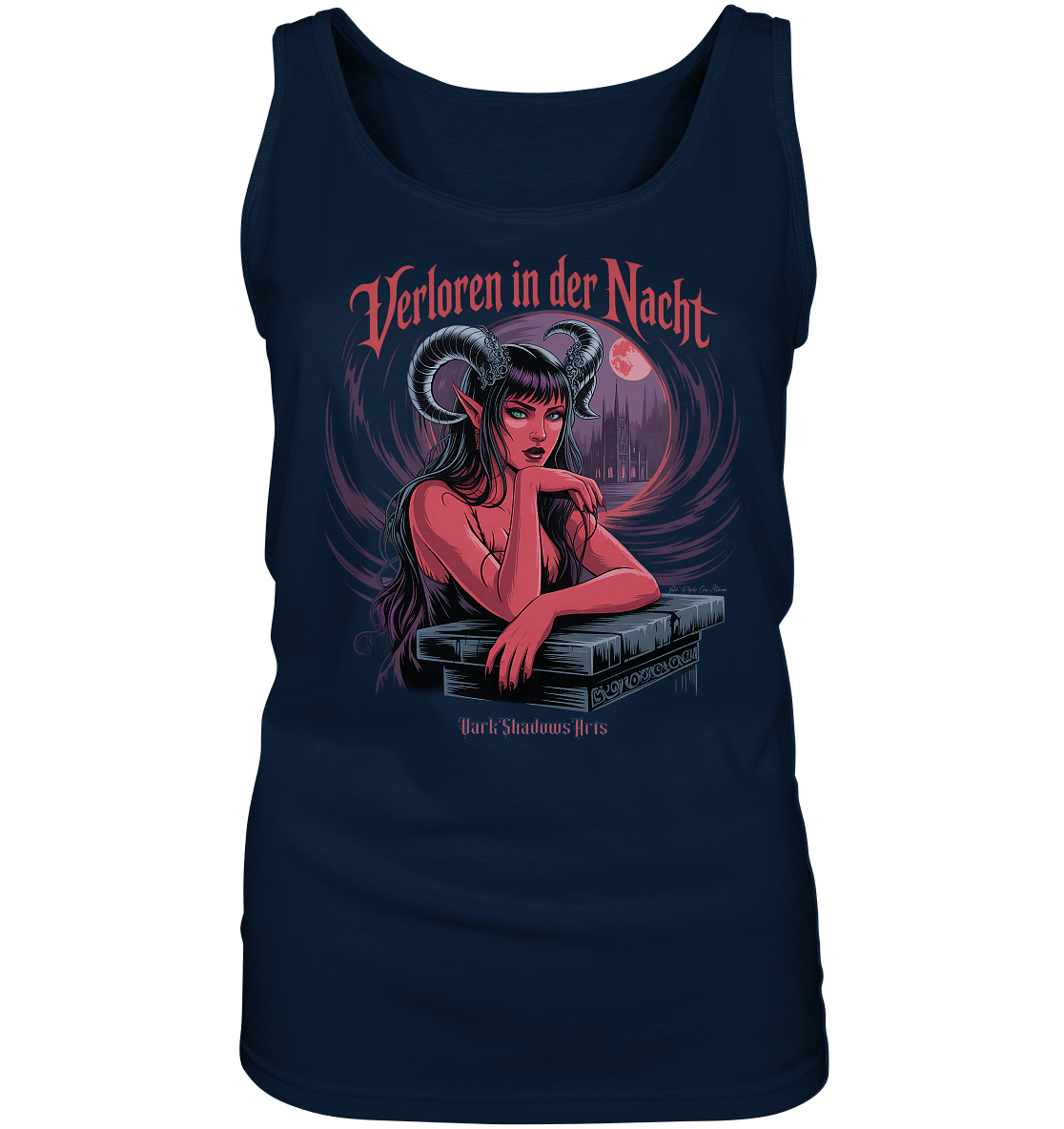 Verloren in der Nacht – Die dunkle Schönheit der Finsternis - Ladies Tank - Top | Tank - Tops | Dark Shadows Arts