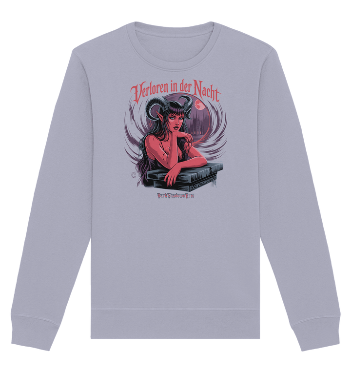 Verloren in der Nacht – Die dunkle Schönheit der Finsternis - Organic Basic Unisex Sweatshirt | Sweatshirts | Dark Shadows Arts