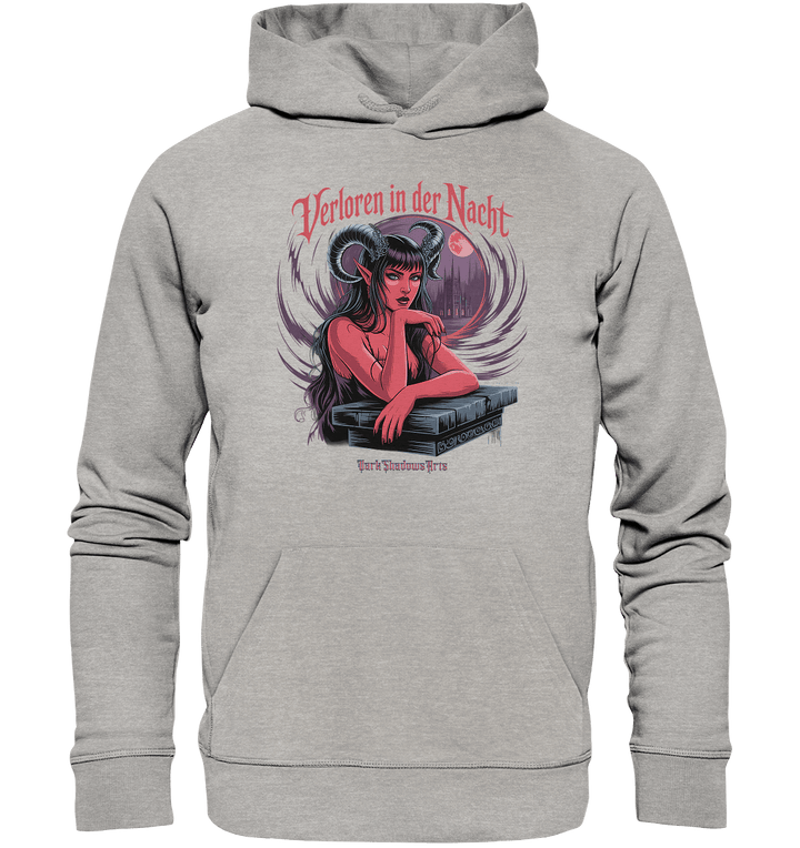 Verloren in der Nacht – Die dunkle Schönheit der Finsternis - Organic Hoodie | Hoodies | Dark Shadows Arts