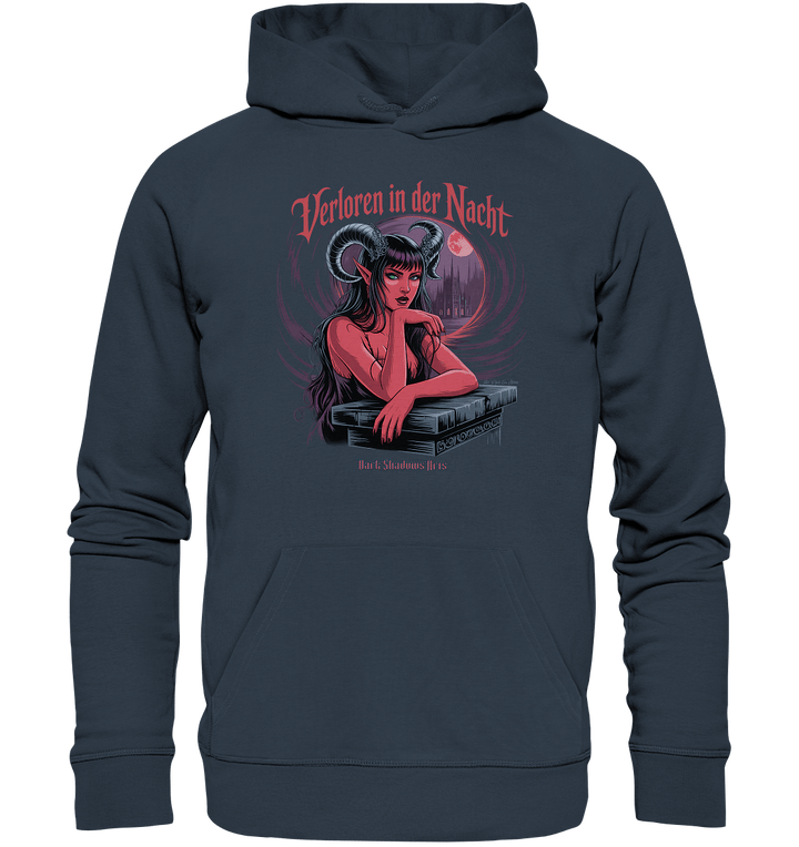 Verloren in der Nacht – Die dunkle Schönheit der Finsternis - Organic Hoodie | Hoodies | Dark Shadows Arts