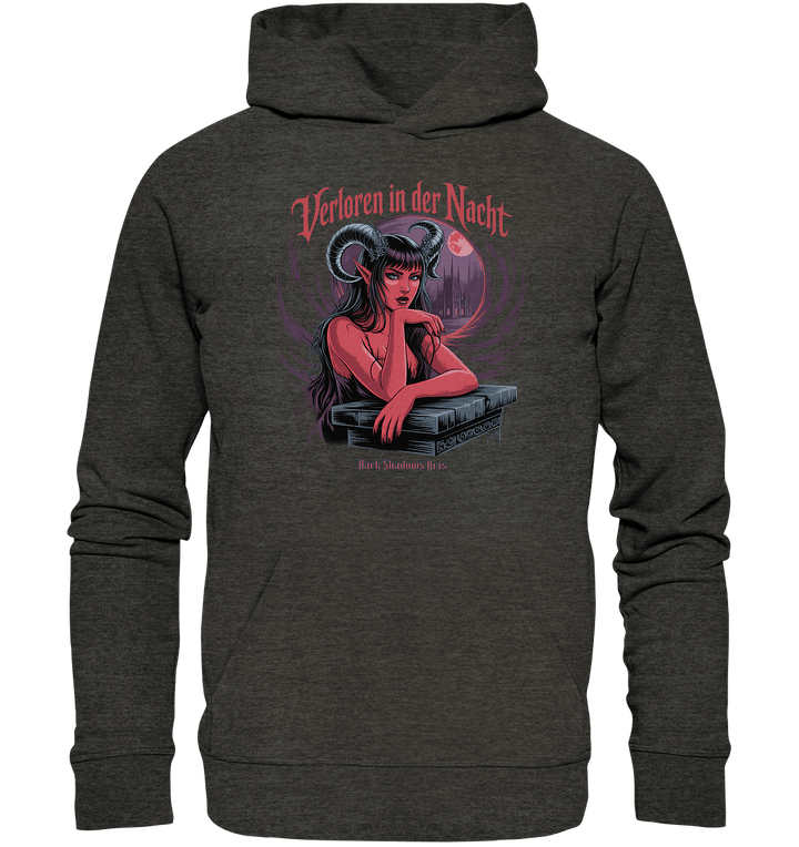Verloren in der Nacht – Die dunkle Schönheit der Finsternis - Organic Hoodie | Hoodies | Dark Shadows Arts