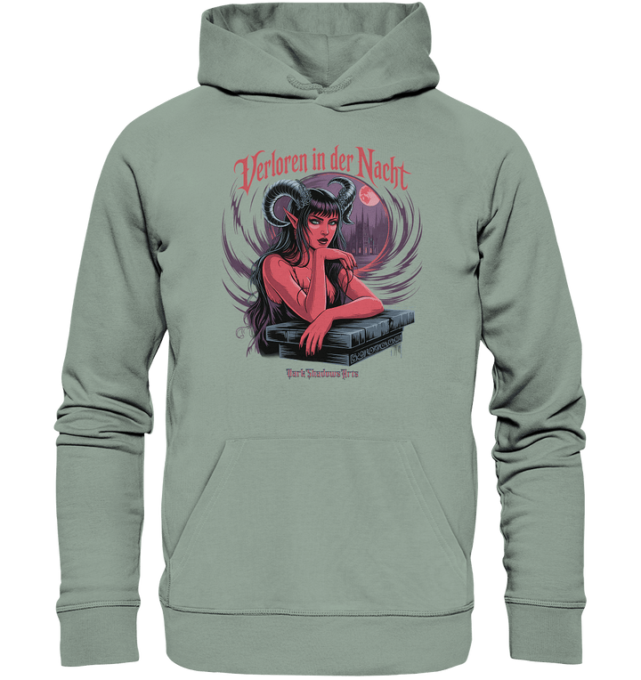 Verloren in der Nacht – Die dunkle Schönheit der Finsternis - Organic Hoodie | Hoodies | Dark Shadows Arts