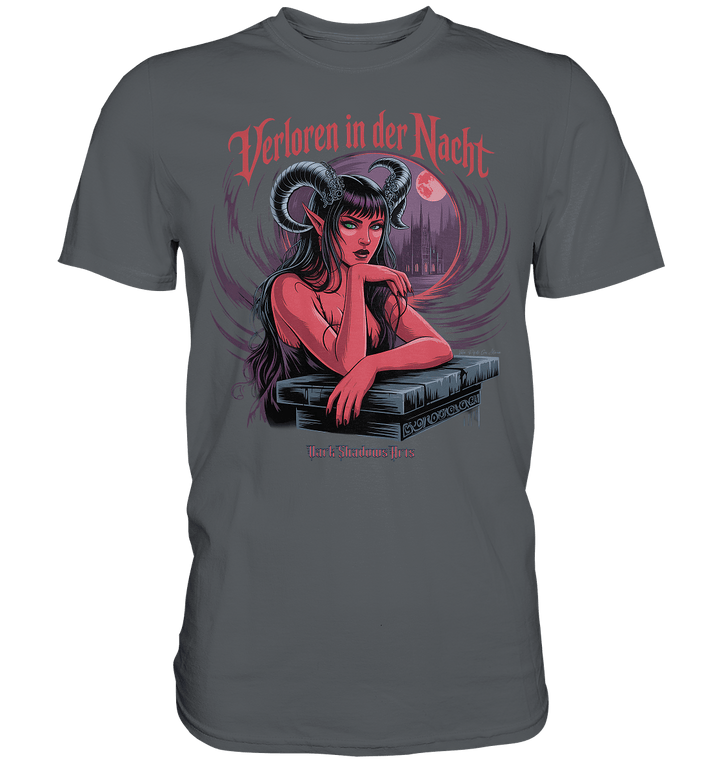 Verloren in der Nacht – Die dunkle Schönheit der Finsternis - Premium Shirt | Unisex - Shirts | Dark Shadows Arts
