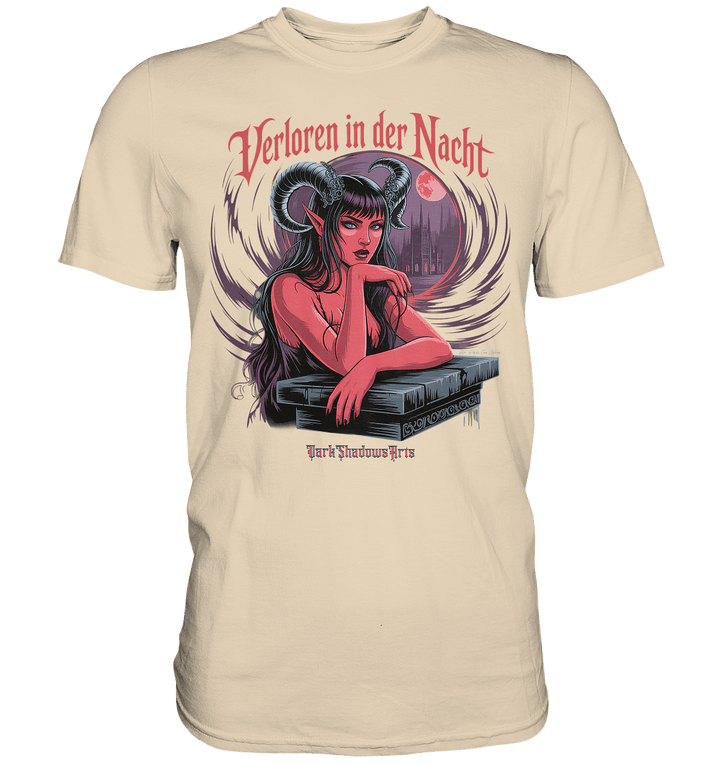 Verloren in der Nacht – Die dunkle Schönheit der Finsternis - Premium Shirt | Unisex - Shirts | Dark Shadows Arts